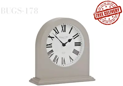 Timeless & Classic MDF Mantle Clock-  For Living Room Bedroom Shelf Fireplace • £18.75