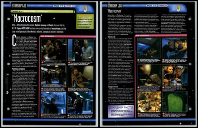 £1.49 • Buy Macrocosm - Voyager - Star Trek Fact File Page