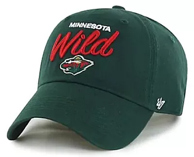 Minnesota Wild NHL '47 Phoebe Green Clean Up Relaxed Hat Cap Women's Adjustable • $19.99