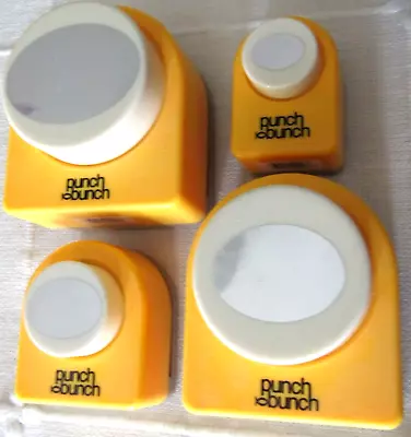 Punch Bunch Oval Paper Punch Lot Of 4 -- 2 1/8   1 1/2   1 1/8   3/4  • $24.95