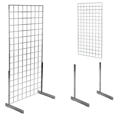 Mesh And L-legs Gridwall Mesh L-shaped Support Leg Retail Grid Display Panel New • £25.99