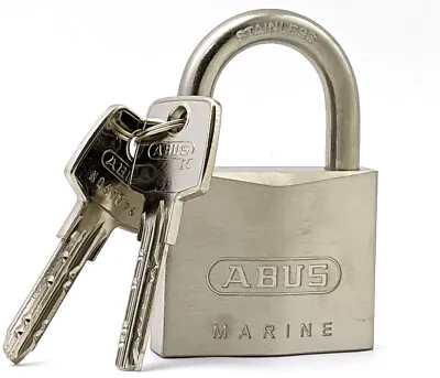 ABUS 75IB/50 All Weather Marine Grade Padlock - Brass & Stainless - Keyed Alike • $25.11