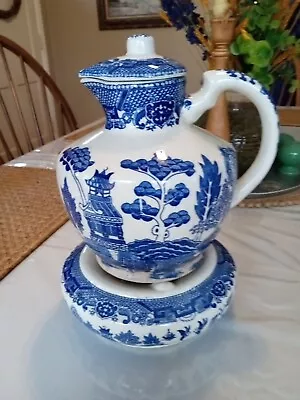 Vintage Blue Willow MORIYAMA Japan Teapot Rare Great Cond.!  • $175