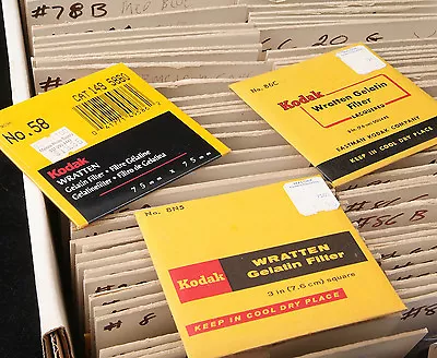 $27.97 • Buy Wratten 58  Filter 3x3 Inch (75mm) Excellent Cond Open Kodak  Same Day Ship!
