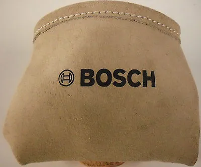 BOSCH  Heavy Duty Beige Suede Leather Nail & Small Tools Pouch BO-039-CN • $19.95