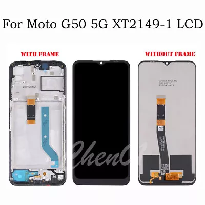 For Motorola Moto G50 5G XT2149-1 LCD Display Touch Screen Digitizer±Frame Parts • $34.99