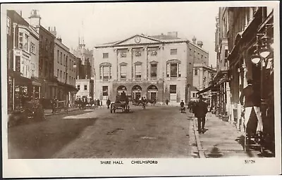 Shire Hall Chelmsford Essex. Pre-1914 Vintage Real Photo Postcard. Free P&p • £6.50