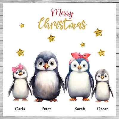 Christmas Cards Personalised Family Granddaughter Grandson Daughter Son Mum Dad • £3.49