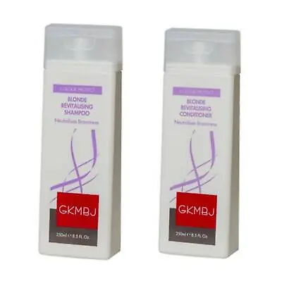 GKMBJ Blonde Revitalising Shampoo & Conditioner 250ml Each Neutralise Brassiness • $40