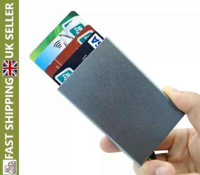 £5.79 • Buy Wallet Card Holder Credit Metal RFID Blocking Slim Mens Money Men Pocket