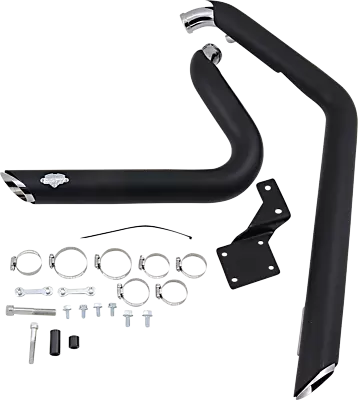 VH Shortshots Staggered Exhaust Pipe System Black Harley Night Train 99-09 • $599.99