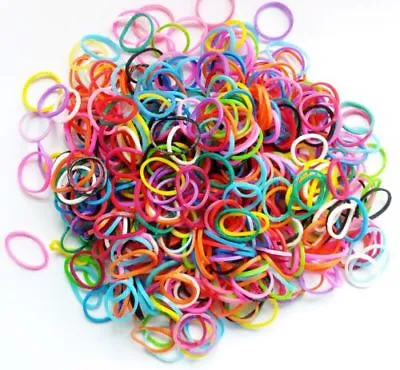 Assorted Coloured Elastic Rubber Bands Small Dog Cat Hair Pet Fashion Groom Ties • £2.59