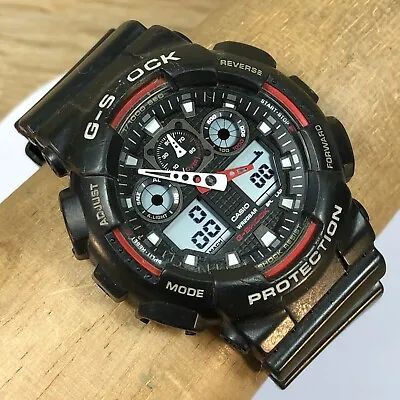Casio G-Shock GA100 Red/Black Men's Watch • $47.45