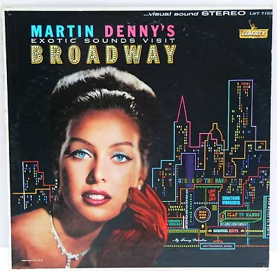 Martin Denny's Broadway 1960 Liberty LST-7163 D1/D1 Pressing  Near Mint • $125