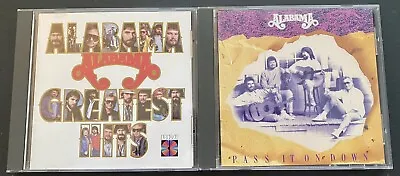 Lot Of 2 Alabama CDs Greatest Hits Pass It Down • $7.97