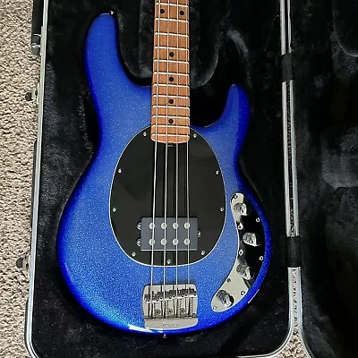 Ernie Ball Music Man StingRay Special 4 H - Pacific Blue Sparkle • $2000