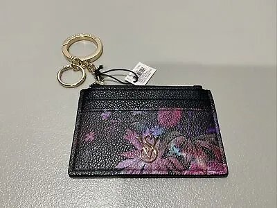 NEW NWT Victoria's Secret Floral Credit Card Holder Keychain • $12.99