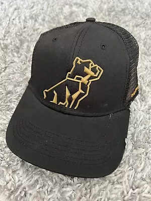 Mack Trucks Black & Gold 3D Rubber Bulldog Trucker Snapback Mesh Hat/Cap • $29.99