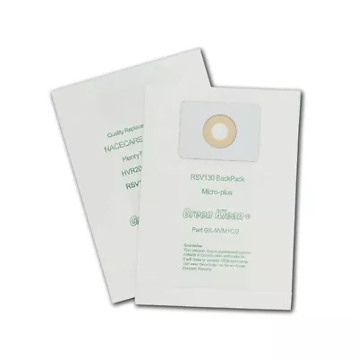 Numatic Charles/George Vacuum Bags By Green Klean • $18.55