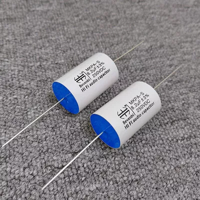 0.1uf-12uf Bevenbi Axial MKPA-S Gold Silver Thin Film Capacitor Audio Device • $208.26