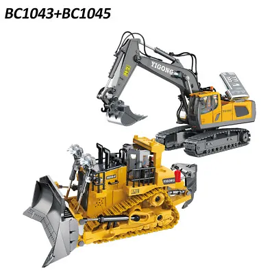 2.4GHz 1:20 RC Truck Crawler Bulldozer Excavator Construction Remote Control Toy • $32.69