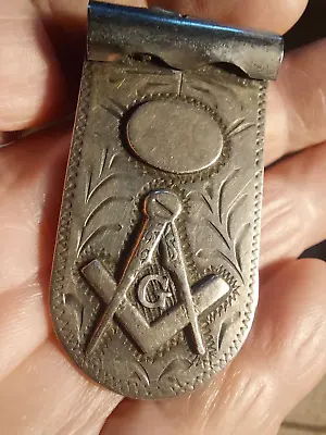 Vintage Taxco Masonic Sterling Money Clip • $49.99