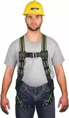 Miller 400 Lb Capacity Size Universal Full Body Construction Safety Harness • $262.69