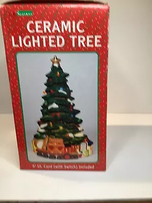 $55 • Buy Ceramic Lighted Christmas Tree Vintage 1996 WORKS Multicolor Bulbs C. R. Seasons