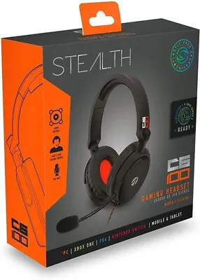 STEALTH C6-100 Gaming Headset For XBOXPS4SwitchPC – Orange • $26.99