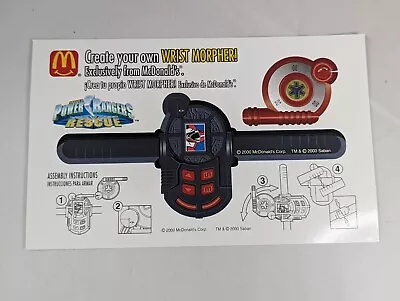 2000 McDonald's Power Rangers Rescue Wrist Morpher - Lot Of 5 - Near Mint • $5.99