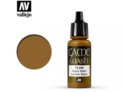 Vallejo 17ml 73200 Sepia Wash • £2.48