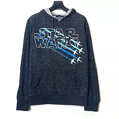 Star Wars X Wing Sweatshirt Hoodie Mens Small Gray Hoodie  • $18.40