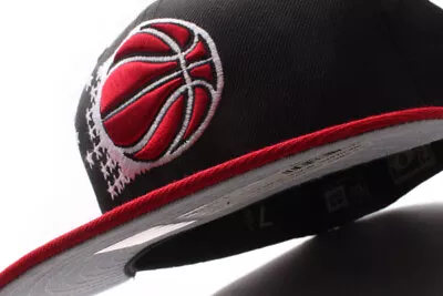 New Era Orlando Magic NBA Black University Red Fitted Cap Gray UV • $42.08