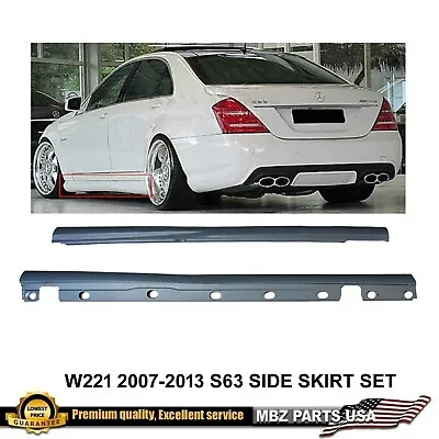 Rocker Panels S63 Side Skirts Body Effects AMG S550 2008 2010 2011 2012 2013 • $220