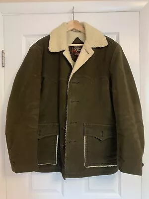 Vintage Brill Bros Golden Thread Sherpa Lined Men’s Coat 42 • $92