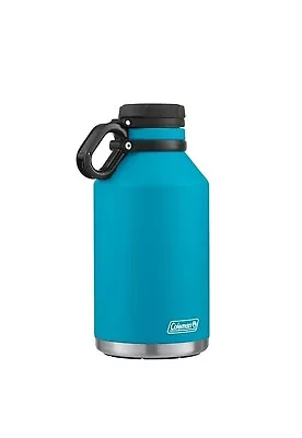 COLEMAN 64 Oz.VACUUM INSULATED STAINLESS STEEL GROWLER CARIBBEAN SEA • $29.95