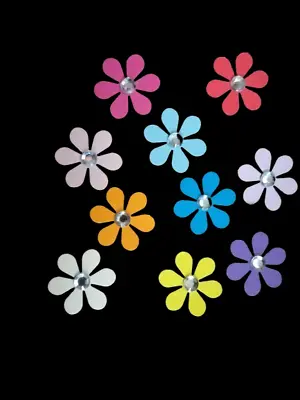 2.5cm DAISY FLOWERS Die Cuts Card Making Craft Toppers • £1.99