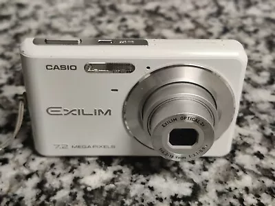 Casio EXILIM EX-Z77 7.2 MP Digital Camera White - Tested  • $45