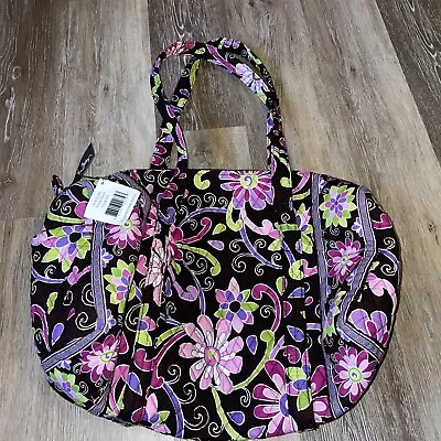 Vera Bradley Small Duffel Bag In Retired Purple Punch Pattern • $39