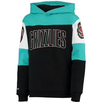 Vancouver Grizzlies Merch Hoodie HWC Black Turquoise Youth Large 14/16 • $18.99