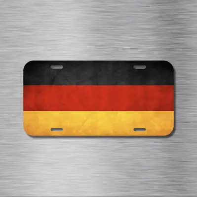 Germany German Flag Euro Berlin Munich License Plate Front Auto Tag Plate • $17.99