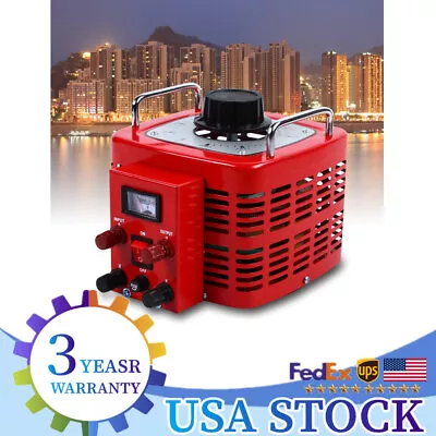 30Amp Variac Transformer Variable AC Voltage Regulator Metered 3000VA 0-130V USA • $93.10