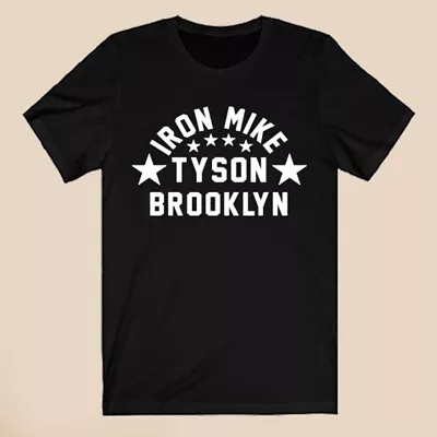 Iron Mike Tyson Brooklyn Boxing Gym Training Men's Black T-Shirt Size S-5XL • $16.99