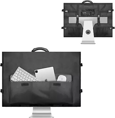 Monitor Carrying Case Protective Monitor Travel Bag For 27'' Imac Desktop Compu • $36.88