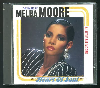 Melba Moore ‎: The Magic Of Melba Moore  -A Little Bit Moore (EMI 1996) CD • $34.97