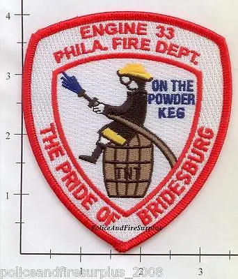 $3.85 • Buy Pennsylvania - Philadelphia Engine 33 PA Fire Dept Patch