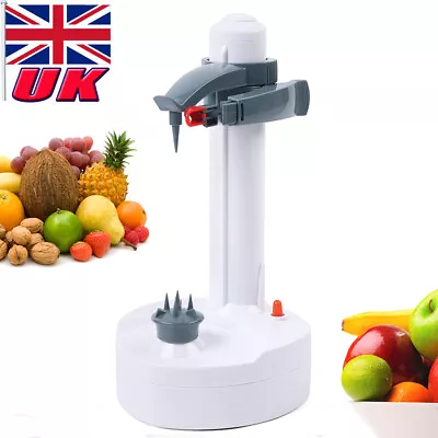 Automatic Electric Fruit Peeler Apple Potato Peeling Tool Machine With Adapter • £17