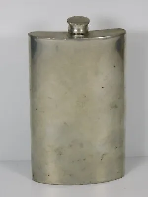 Vintage Sheffield Don Pewter Hip Flask 190ml (6.7oz) 14cm Tall CB & S Ltd • $25