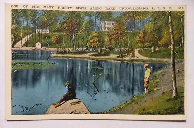 Lake Upton Park View Jamaica New York Long Island NY DB Postcard Vtg • $8.99