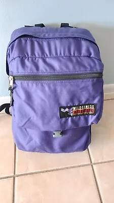 Vintage WILDERNESS EXPERIENCE  Hiking Backpack Daypack 💜 Bridget Station MT  • $45